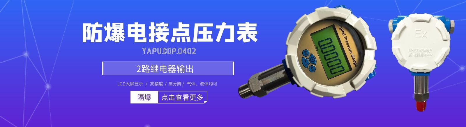 防爆電接點(diǎn)壓力表